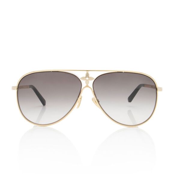 Louis Vuitton Accessories - Louis Vuitton Crystal LV Star Pilot Sunglasses